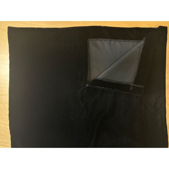 VTG Jessica Howard By Mitchell Rodbell Dress Womens 8 Black Velour Sheath LBD - Picture 9 of 11